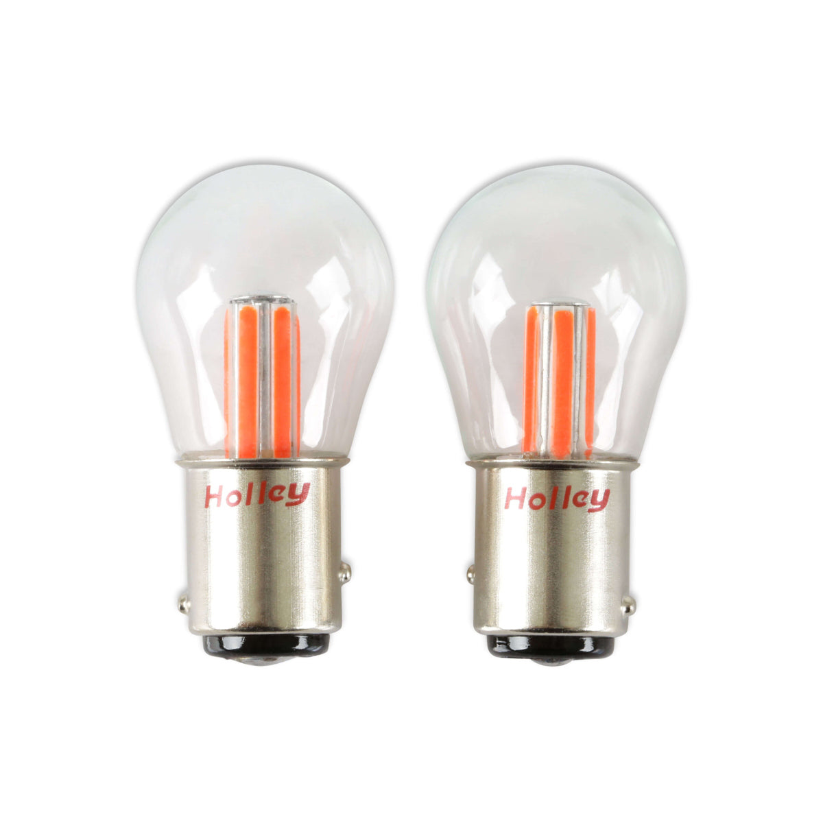Holley Retrobright LED Turn Signal - Red - 1157 Style (Pair)