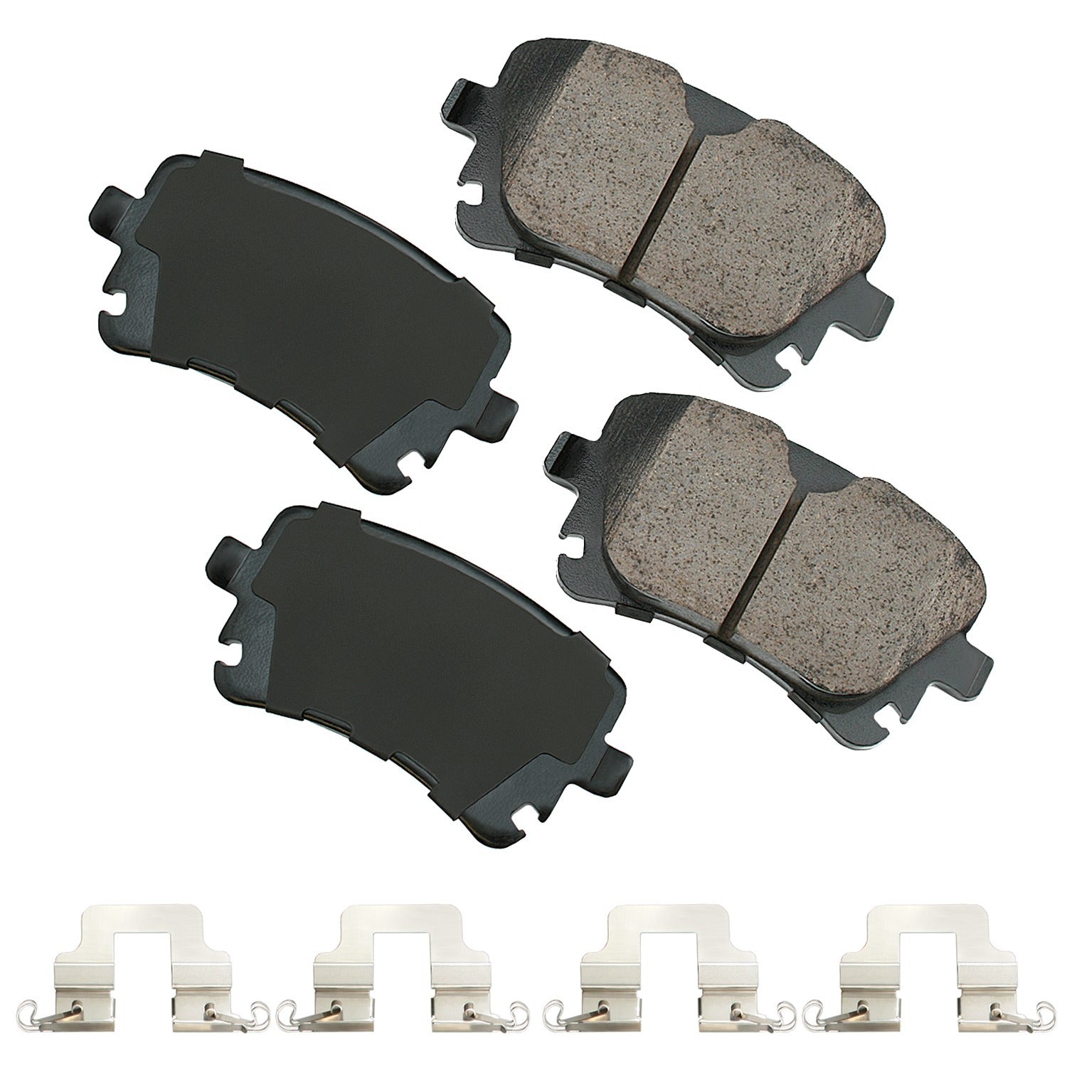 Akebono Brakes Euro Rear Brake Pads - Audi 2004-17 (Set of 4)