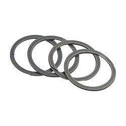 Wiseco Wrist Pin Retainers (Flat Spiral Pin Locks) - .990" Pin Diameter - .042" x 1.080" Free O.D. - Set of 4 Per Piston