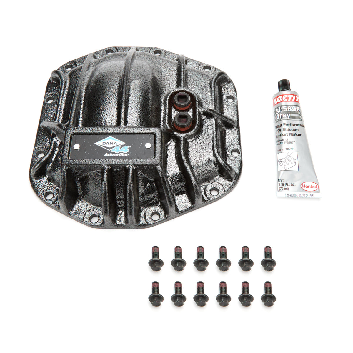 Dana - Spicer Rear Differential Cover - Gray Hammertone - Dana 44 - Jeep Wrangler 2018-21