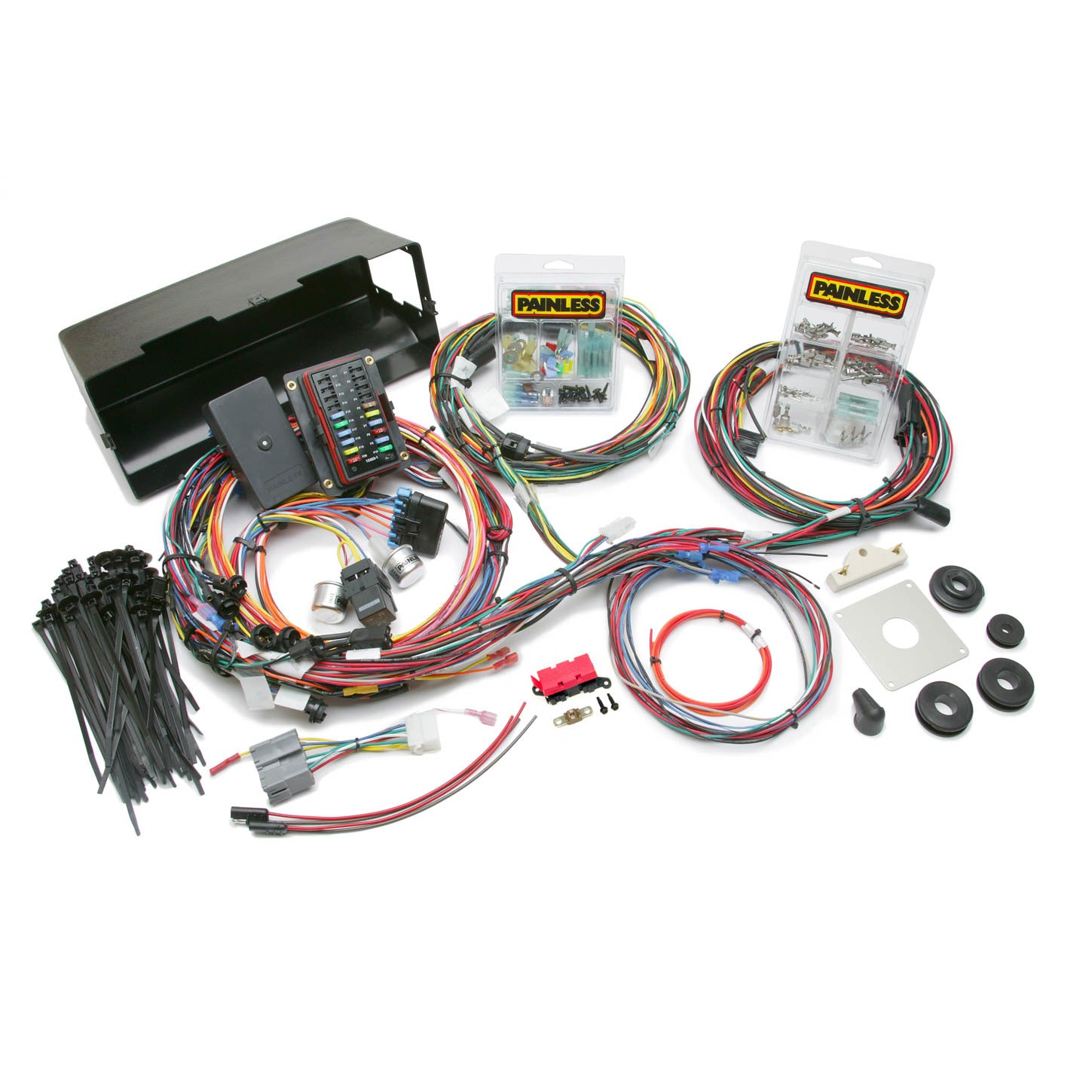 Painless Direct Fit Car Wiring Harness - 28 Circuit - Ford Compact SUV 1966-77