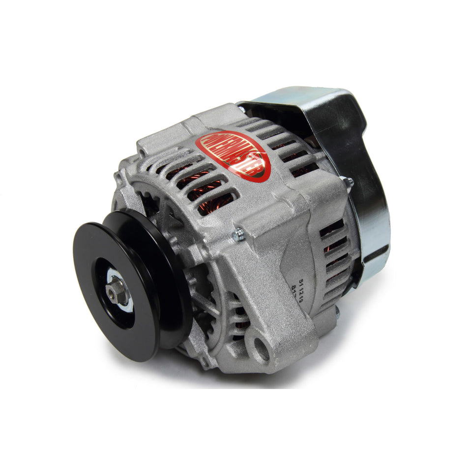 Powermaster XS Volt Alternator - 75 Amp - 12-16V - 1-Wire - Natural - Denso Style