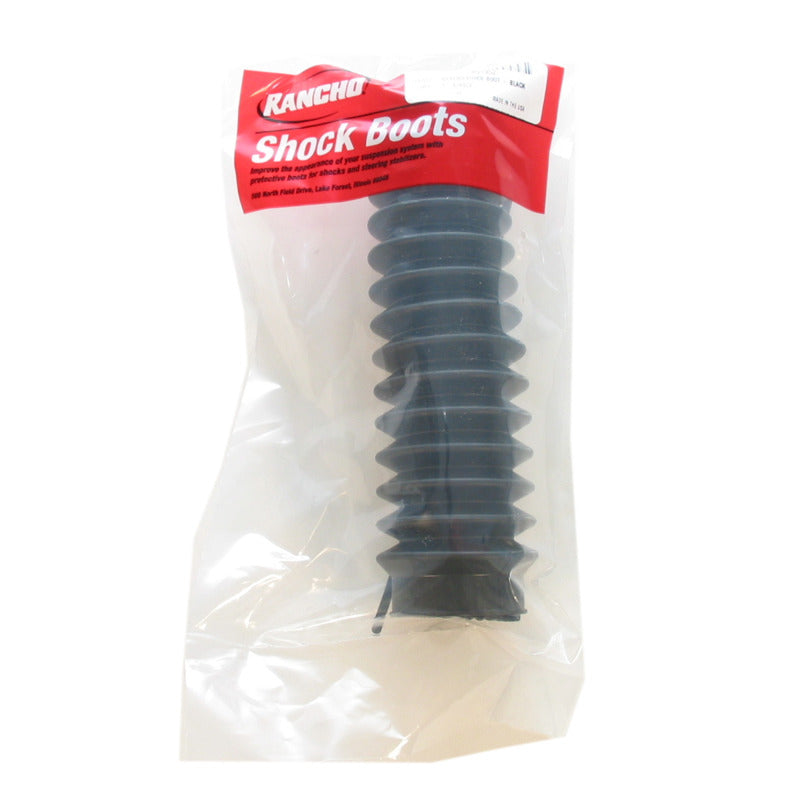 Rancho Performance Shock Boot Rubber Black Universal - Each