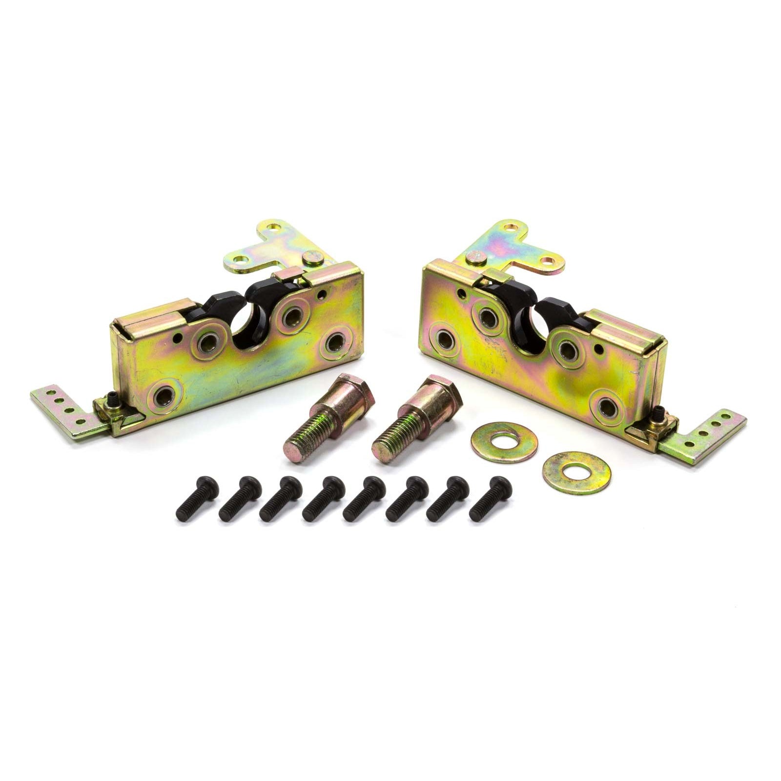 AutoLoc Large Bear Claw Door Latch Manual Locking Hardware/Strikers Included Steel - Zinc Oxide