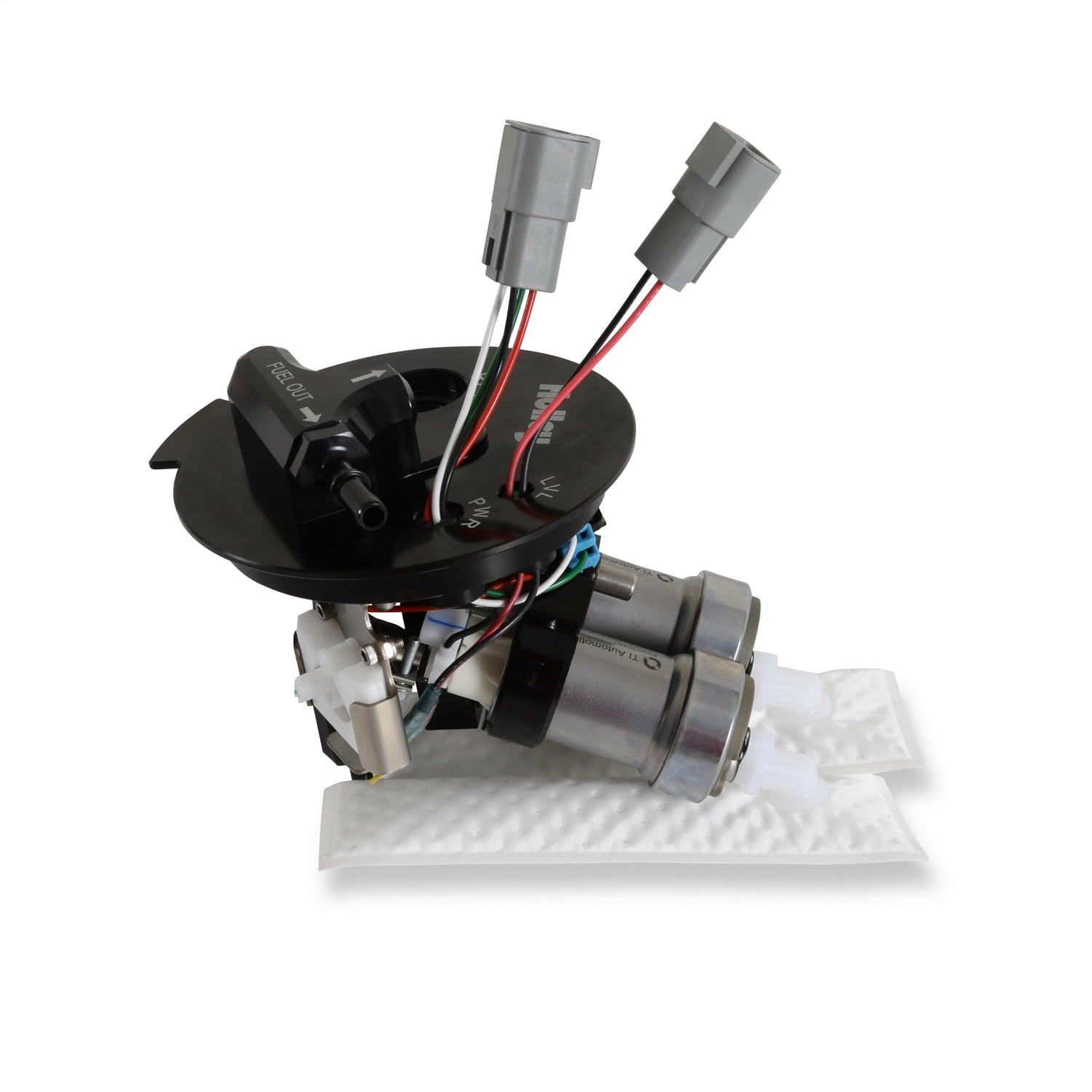 Holley Electric Fuel Pump - Dual 450 lph Pumps - Chevy Camaro 2010-15
