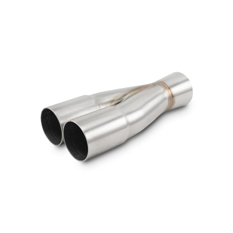 Vibrant Performance Slip-On 2 into 1 Merge Collector - 1-1/2 in Primary Tubes - 2 in Outlet - Stainless