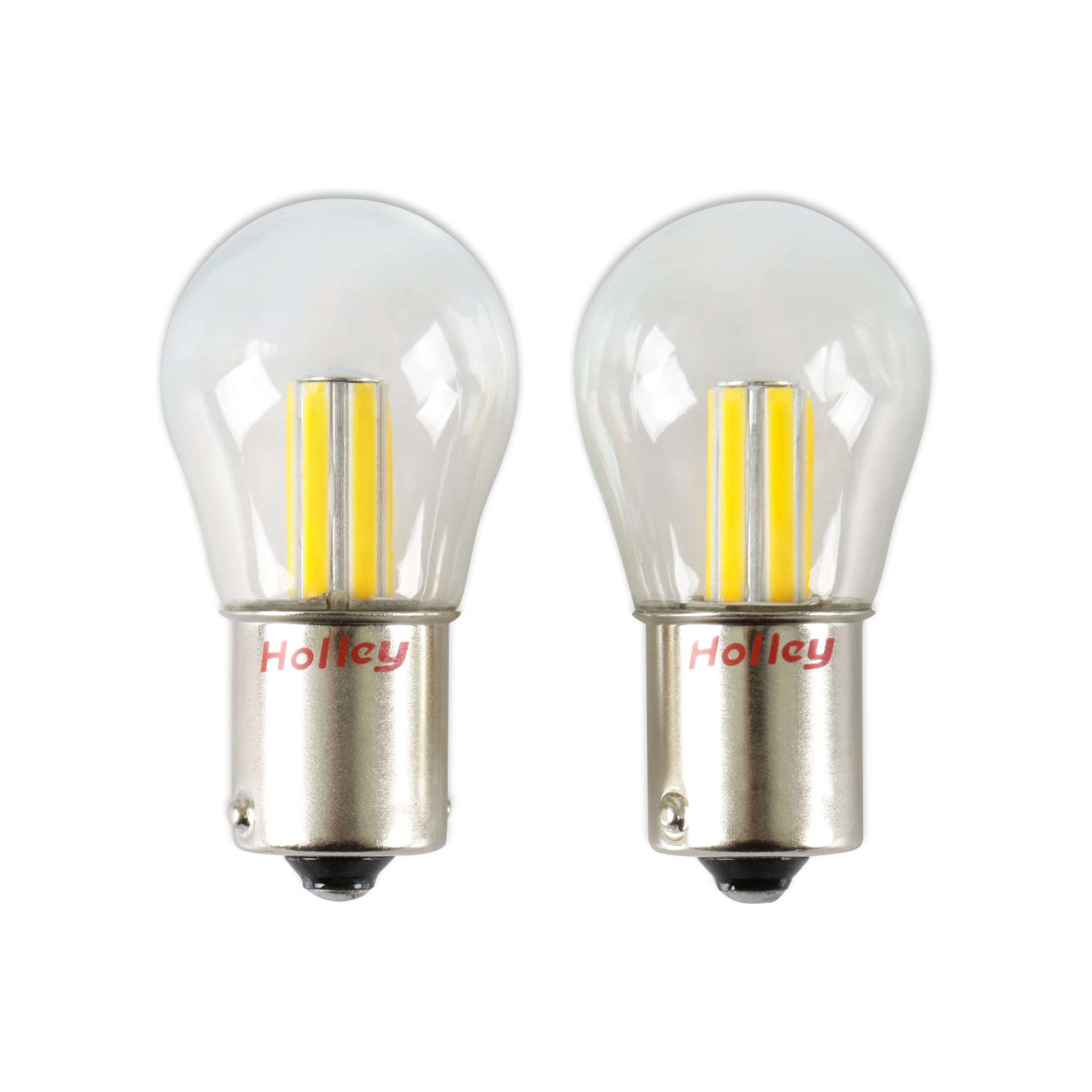 Holley Retrobright LED Turn Signal - Classic White - 1156 Style (Pair)
