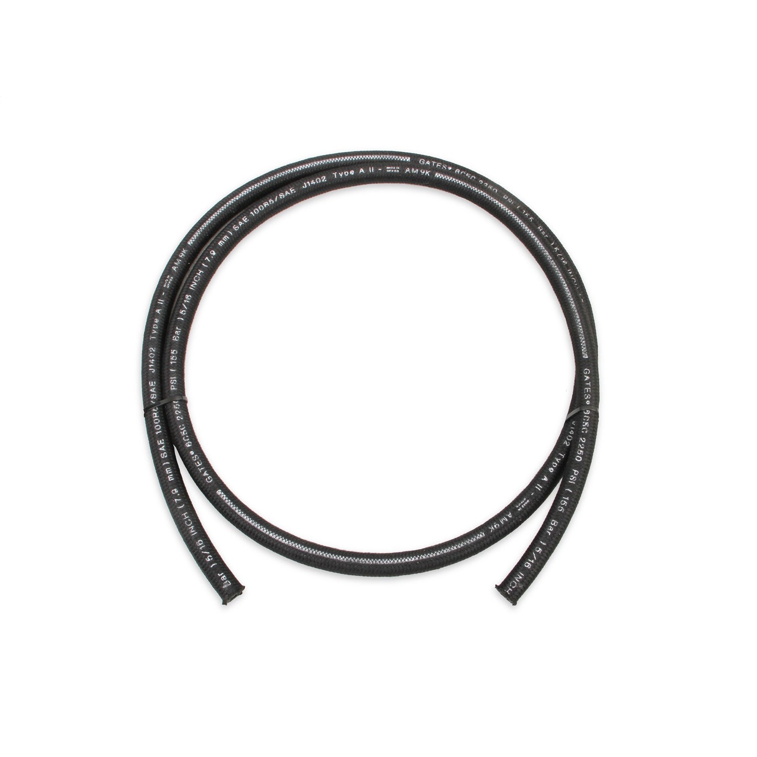 Earl's #6 Power Steering Hose 6 Ft. Black