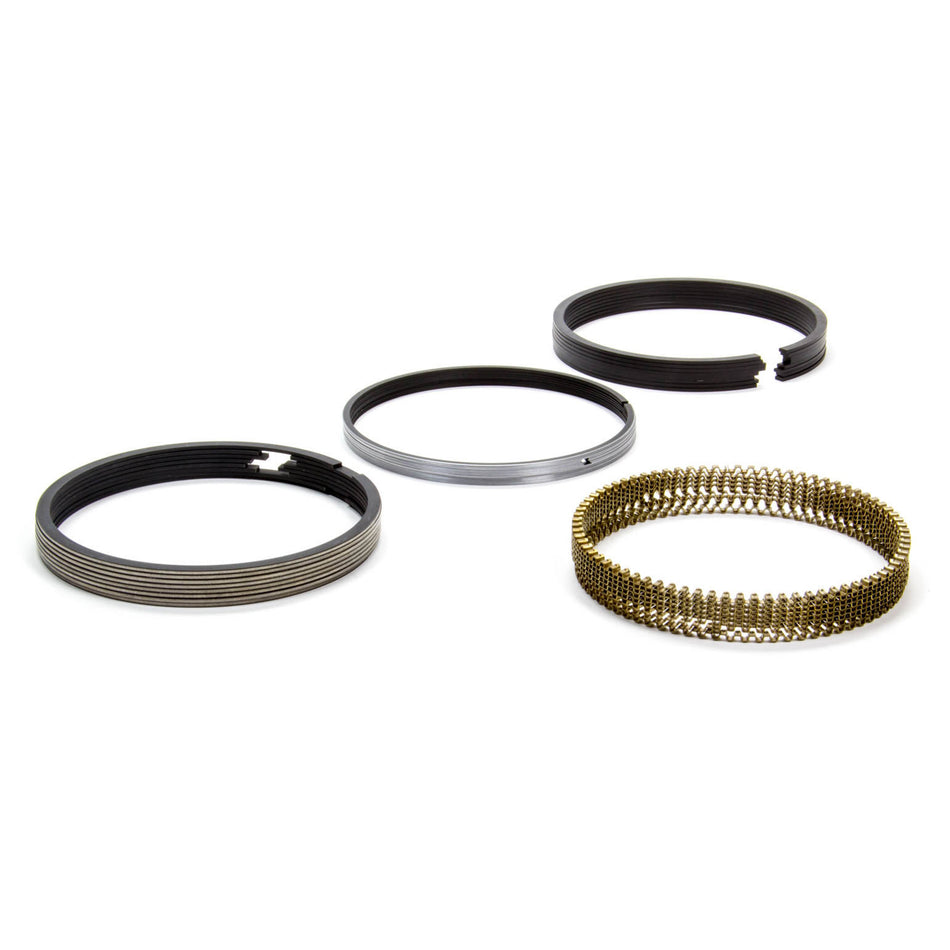 Total Seal Classic Race Piston Rings - 4.165 in Bore - File Fit - 1/16 x 1/16 x 3/16 in Thick - Standard Tension - Ductile  - Plasma Moly - 8-Cylinder