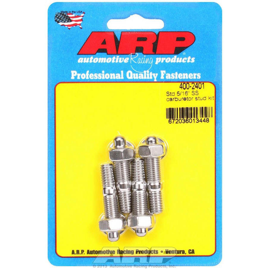 ARP Stainless Steel Carburetor Stud Kit - 5/16" x 1.700" OAL