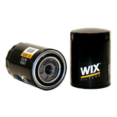 Wix Canister Oil Filter - Screw-On - 5.197 in Tall - 3/4-16 in Thread - 21 Micron - Black