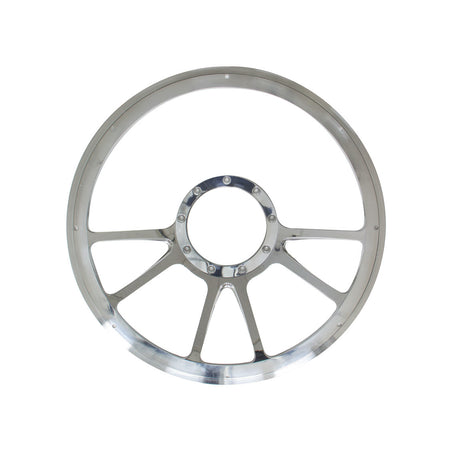 Billet Specialties 14" Edge Steering Wheel Half Wrap