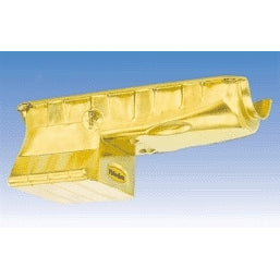 Milodon Rear Sump Oil Pan - 7 Quart - 8.5 in Deep - Cadmium - 2 Piece Seal - Big Block Chevy