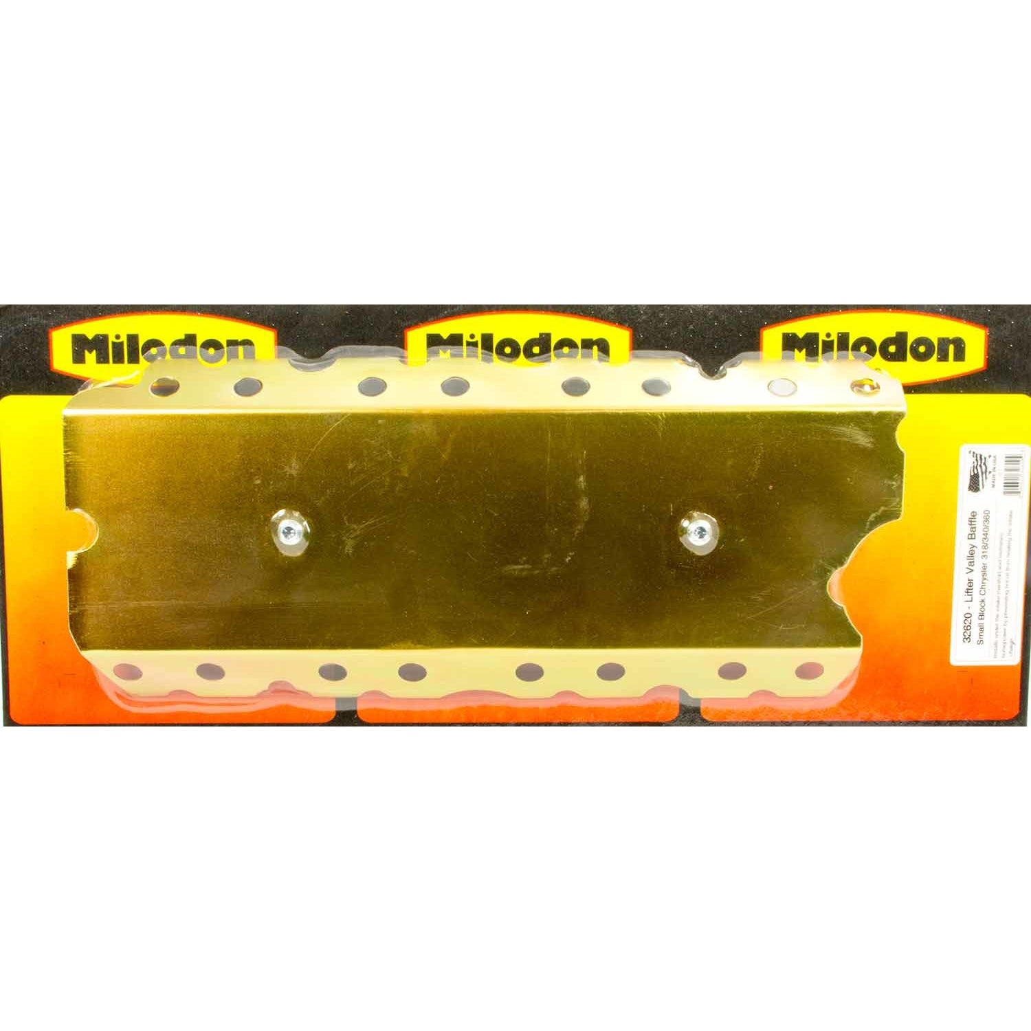 Milodon SB Chrysler Lifter Valley Baffle