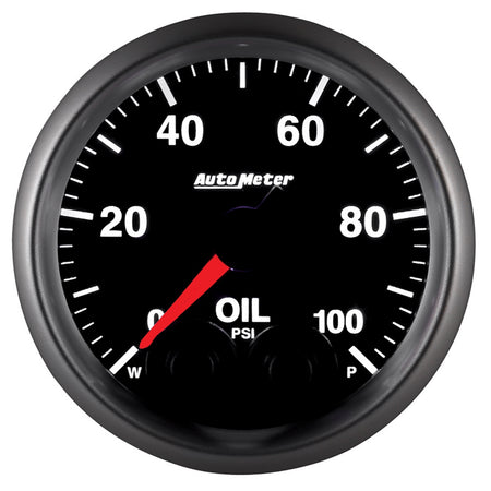 Auto Meter Elite Series Oil Pressure Gauge - 2-1/16"