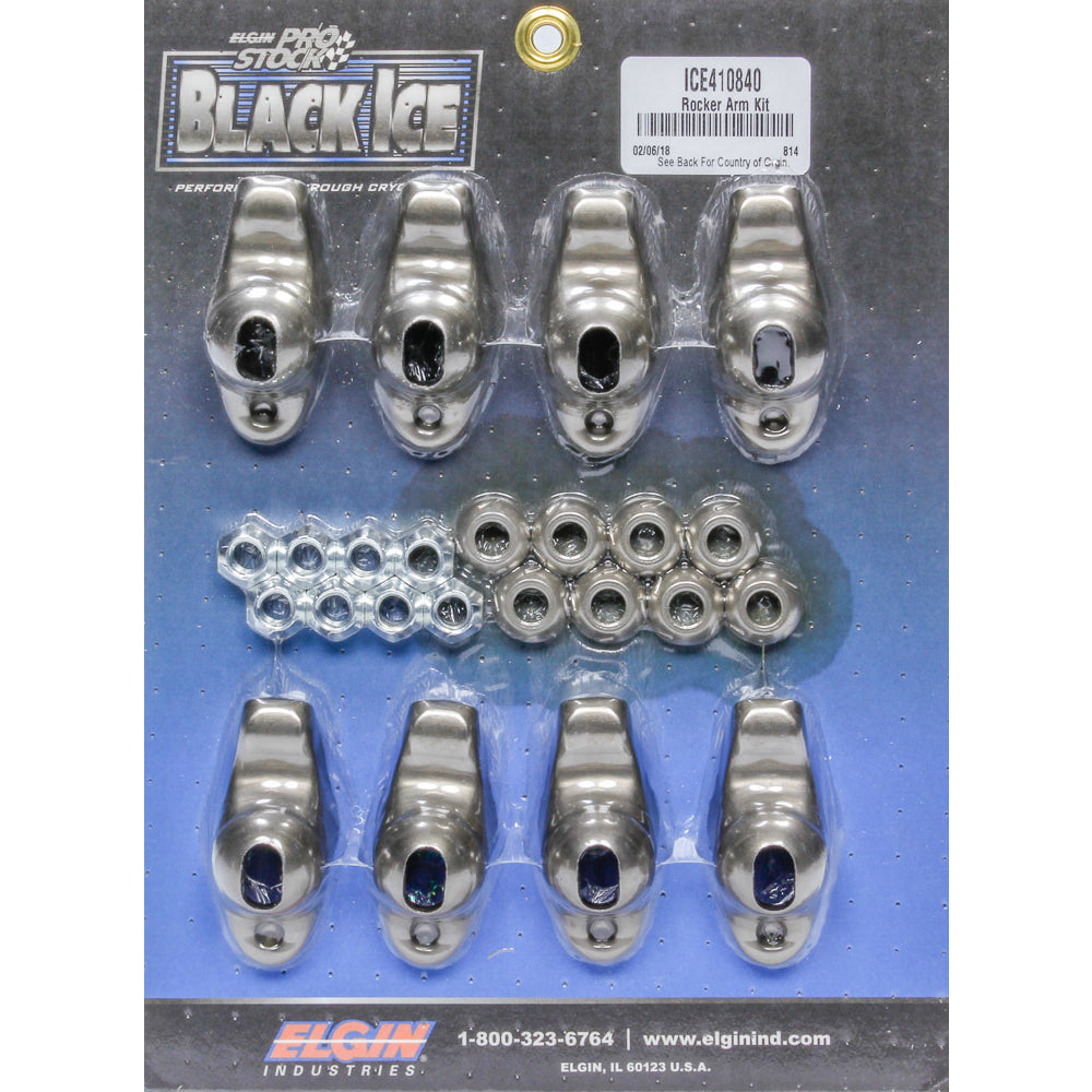 Elgin Industries SBC B/I Rocker Arm Kit 1.50 Ratio 3/8 Stud