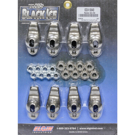 Elgin Industries SBC B/I Rocker Arm Kit 1.50 Ratio 3/8 Stud