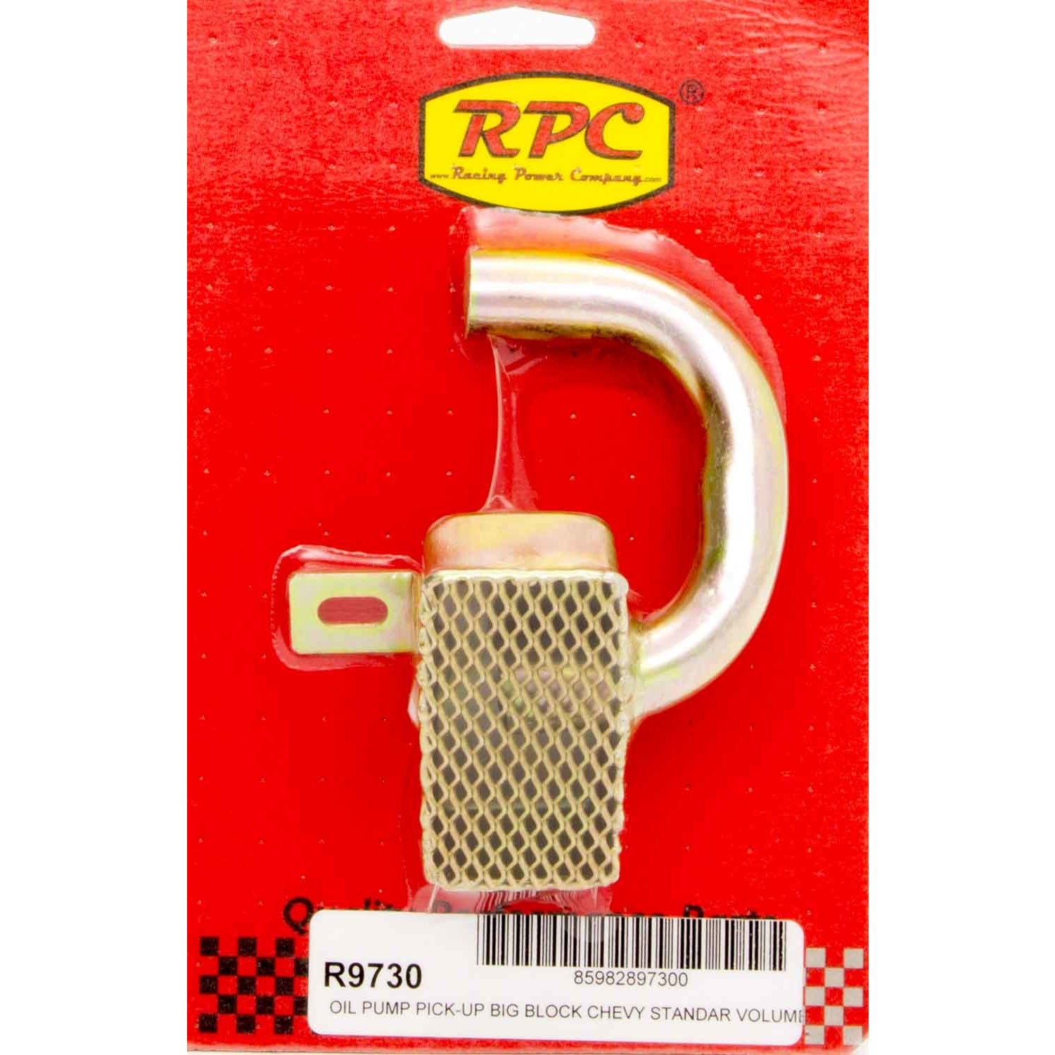 Racing Power Press-On Oil Pump Pickup 3/4" Inlet Tube 8-1/4" Deep Pan Big Block Chevy - Each