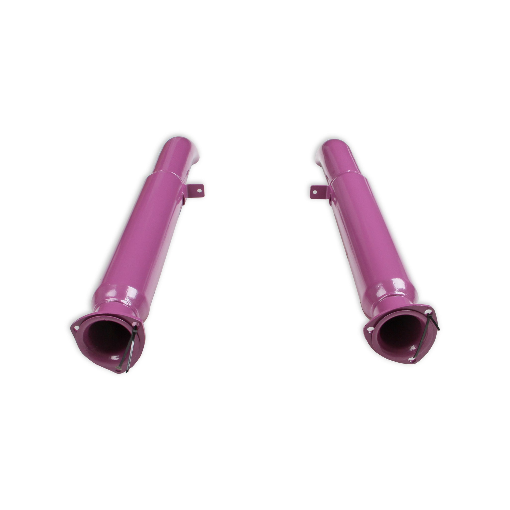 Flowtech Purple Hornies 3-Hole Jeep Header Mufflers (Pair) - 3" Inlet/3" Outlet