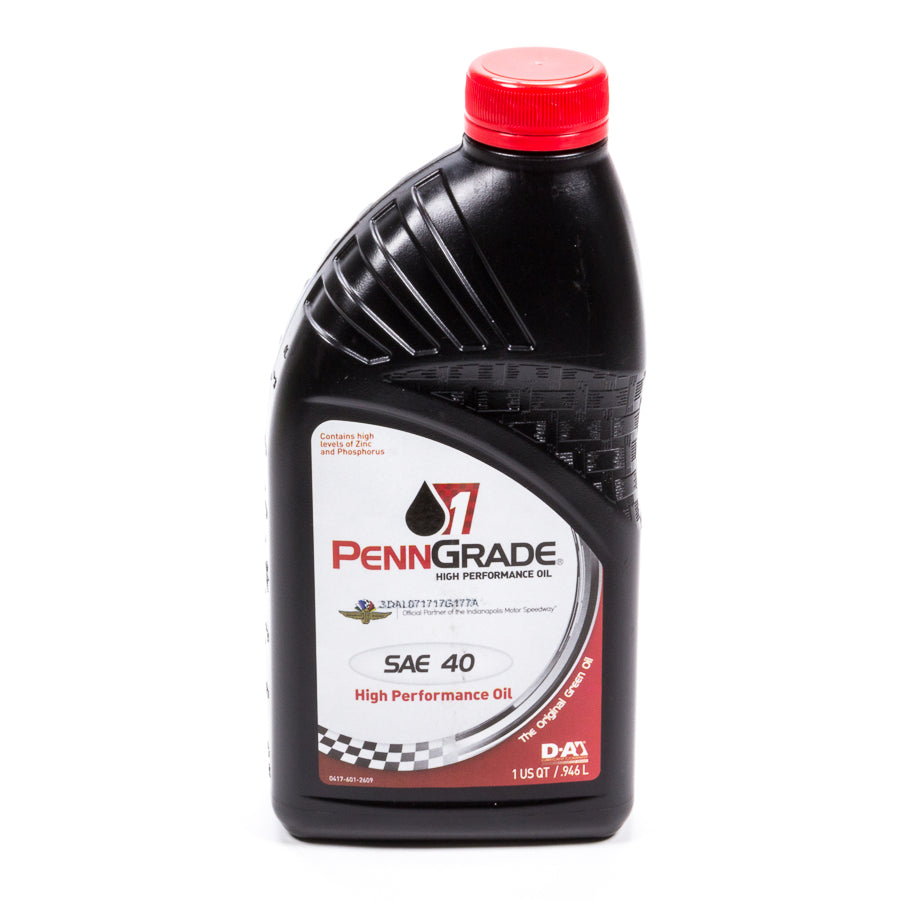 PennGrade 1® SAE 40 High Performance Oil - 1 Quart Bottle