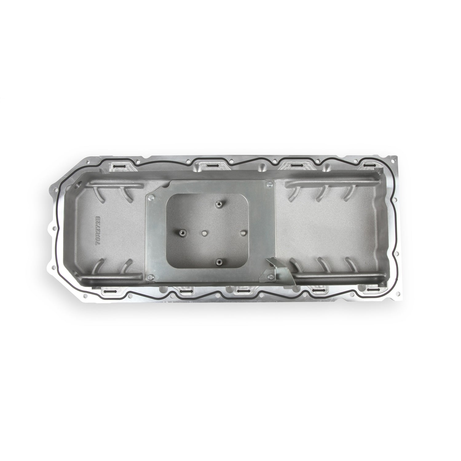 Holley Retrofit OIl Pan - Mid Sump - 6 Quart - 6-2/5 in Deep - Baffle/Pickup/Tray - Mopar Gen III Hemi