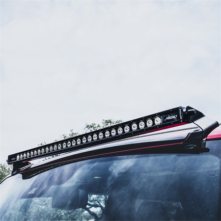 Rigid Industries Roof Light Bar Mount - Stainless - Black - Ford Midsize SUV 2021