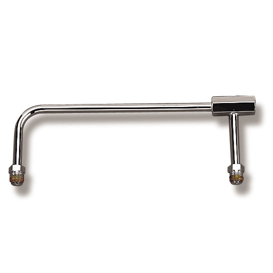 Holley Fuel Line - Chrome