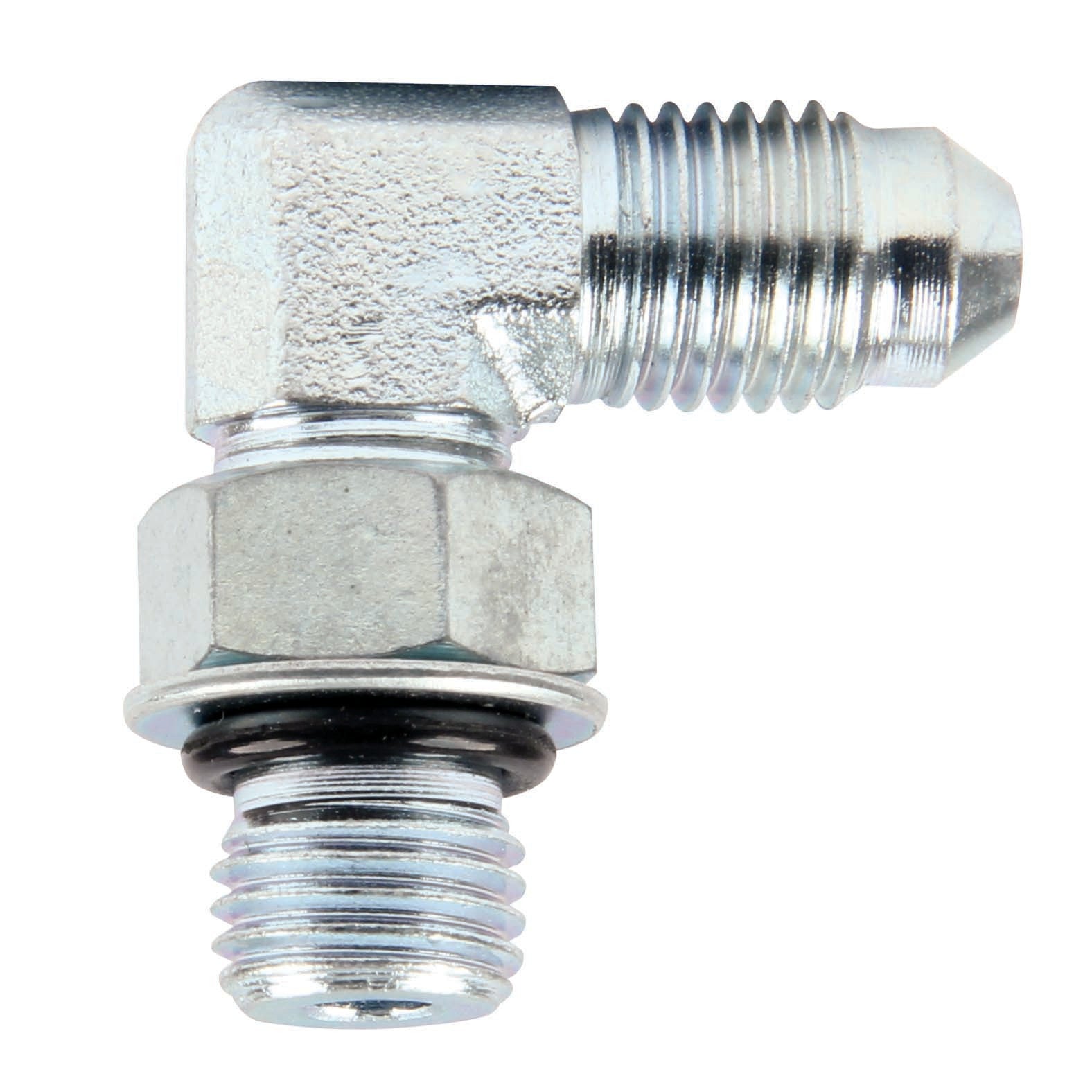 Allstar Performance 90 Steel Fitting - 7/16" SAE to -04 AN - (10 Pack)