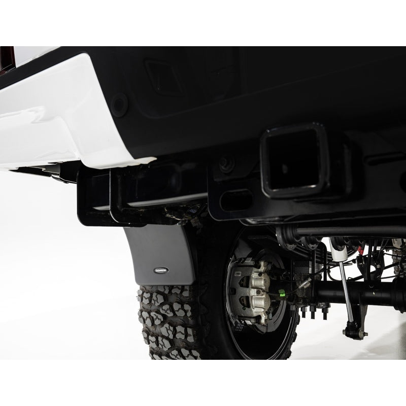 Bushwacker Trail Armor Rear Mud Flap - Black - Bushwacker Pocket Style Flares - Ram Fullsize Truck 2019-20 - Pair