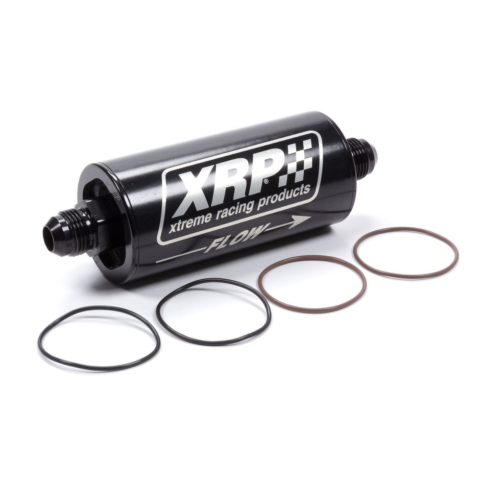 XRP 70 Series Oil Filter Inline 8 AN Inlet/Outlet 6.200" Length - Requires Filter