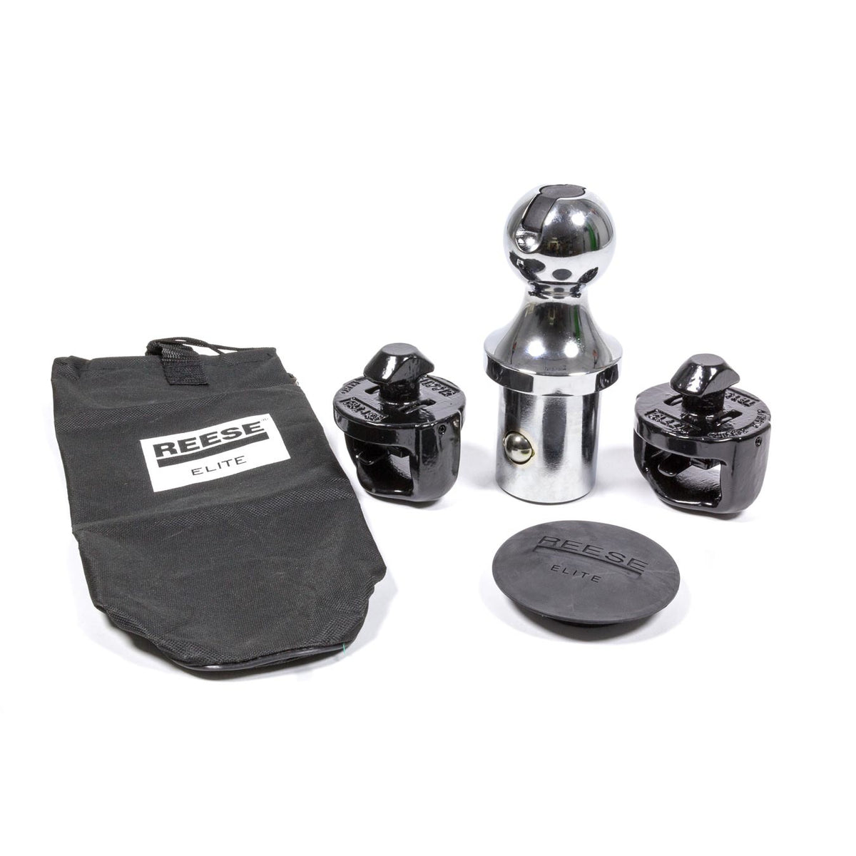 Reese Elite Series Gooseneck Gooseneck Accessories 2-5/16" Ball 30000 lb Capacity Bag/Safety Chain Attachments/Hole Cover