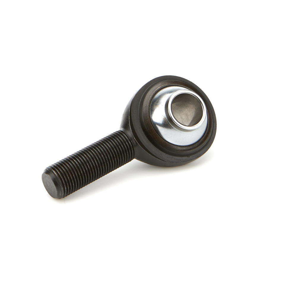 QA1  PCYM-T Series Rod End - 5/8" Bore - 5/8-18" LH Male Thread - PTFE Lined - High Misalignment - Chromoly - Black Oxide