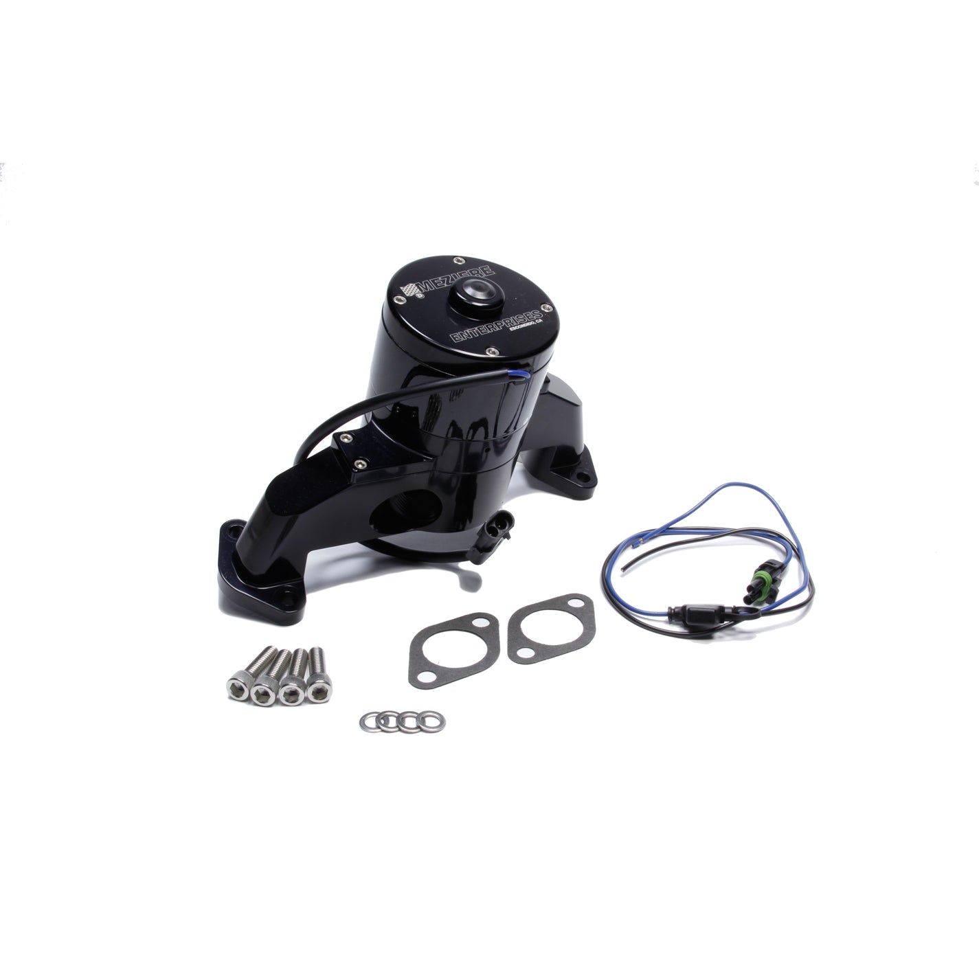 Meziere Enterprises BBC Billet HD Electric Water Pump Black