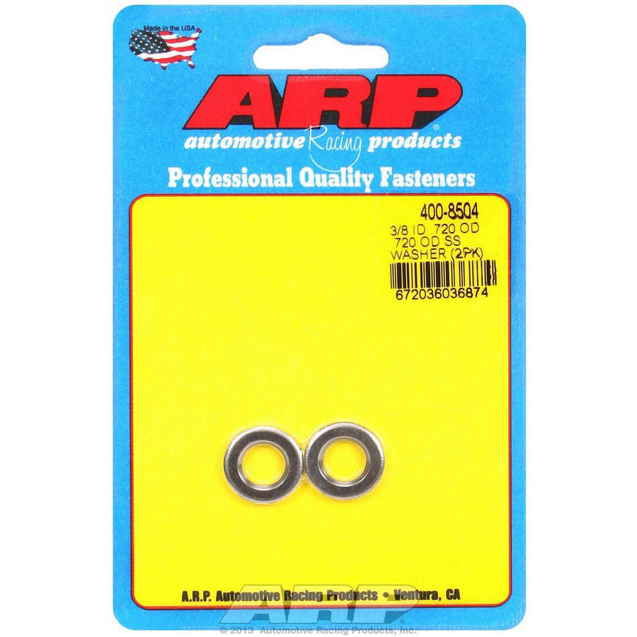 ARP Special Purpose Flat Washer 3/8" ID 0.720" OD 0.120" Thick - Stainless