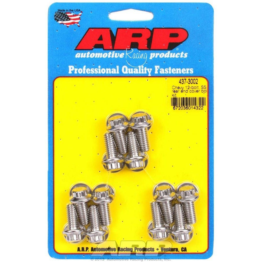 ARP Stainless Steel Rear End Cover Bolt Kit - 12-Bolt Chevy