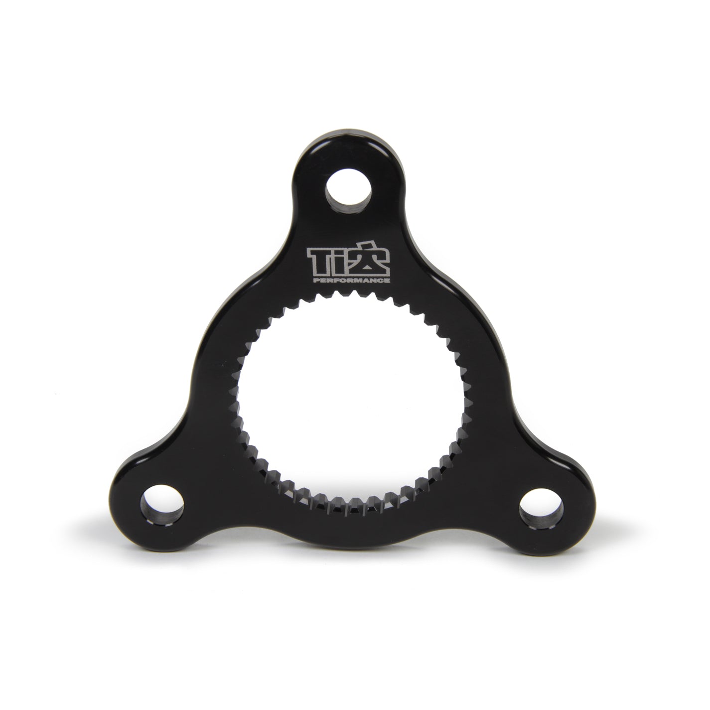 Ti22 Rotor Mount - 3 x 5.00" - Inboard - 42 Spline - Black Anodized - Sprint Car Right Rears