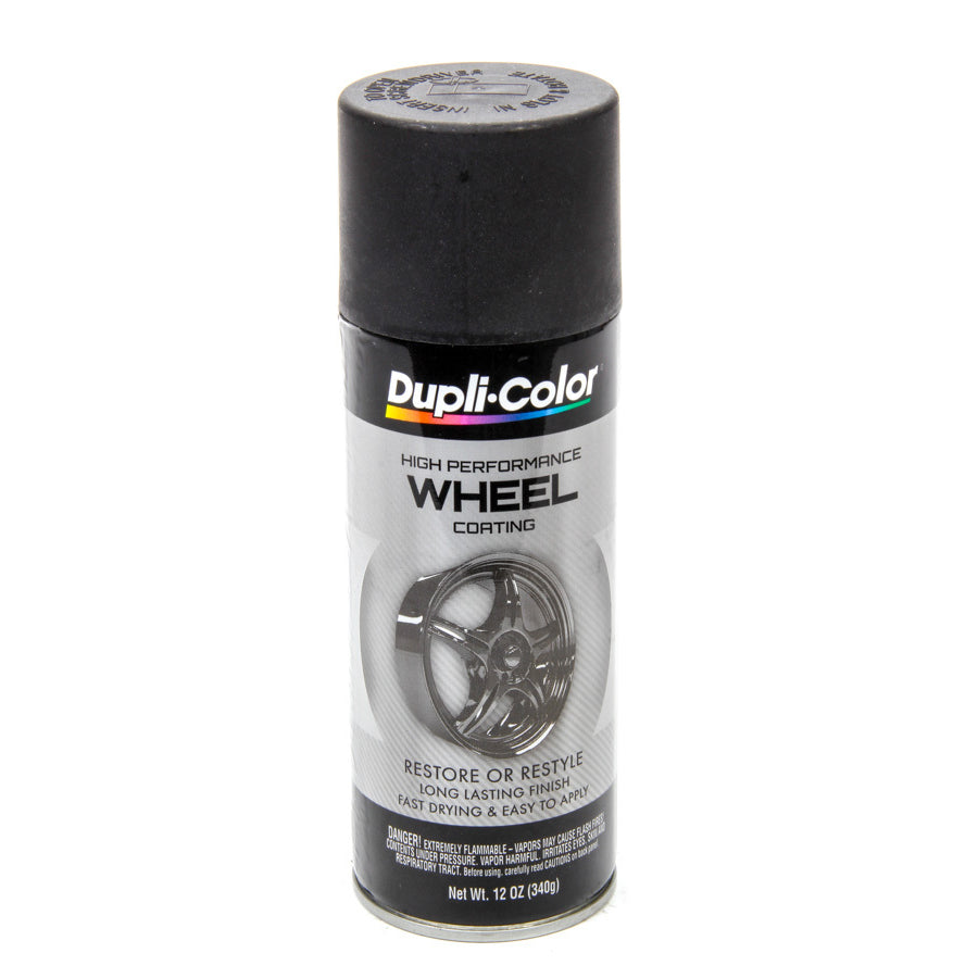Dupli-Color Dupli-Color High Performance Paint Wheel Coating Acrylic Enamel Satin Black - 12.00 oz Aerosol