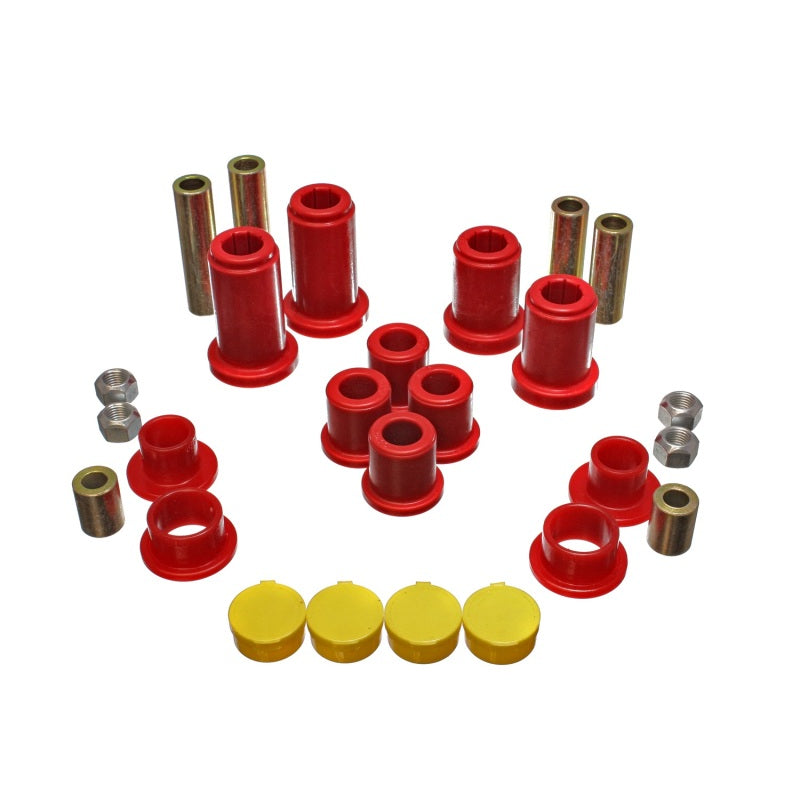Energy Suspension Hyper-Flex Front Lower / Upper Control Arm Bushing - Red - GM Fullsize SUV / Truck 1999-2007