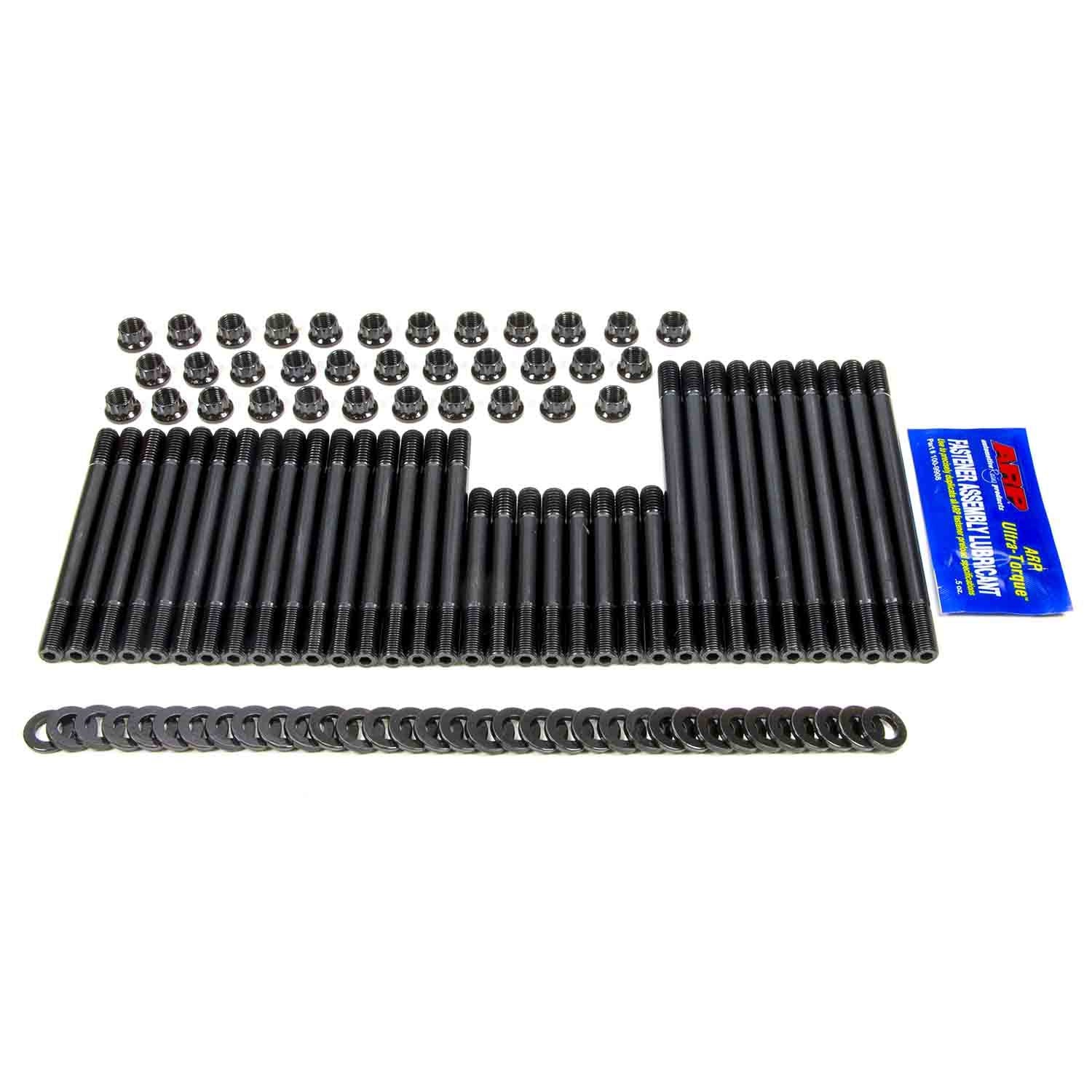 ARP Cylinder Head Stud Kit - 7/16 in Studs - 12 Point Nuts - Chromoly - Black Oxide - Mopar 426 Hemi