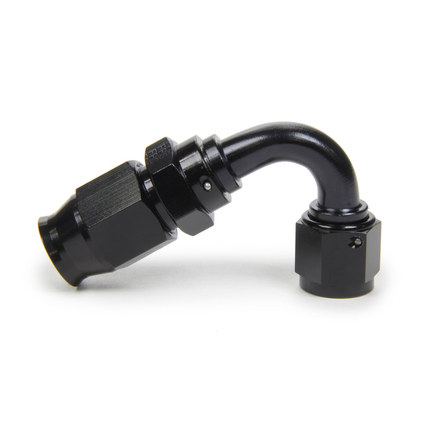 Fragola Race-Rite 120° Hose End - PTFE Hose - 10 AN Hose to 10 AN Female - Swivel - Aluminum - Black