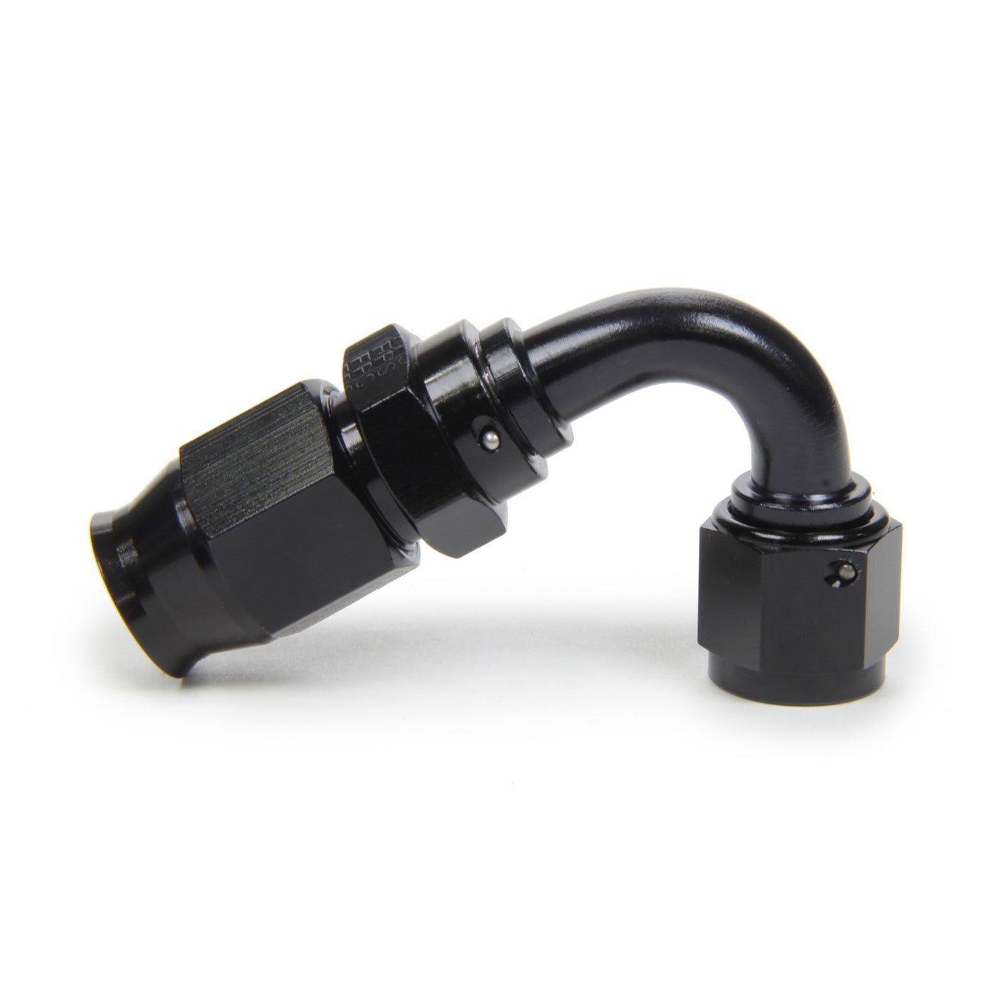 Fragola Race-Rite 120° Hose End - PTFE Hose - 10 AN Hose to 10 AN Female - Swivel - Aluminum - Black