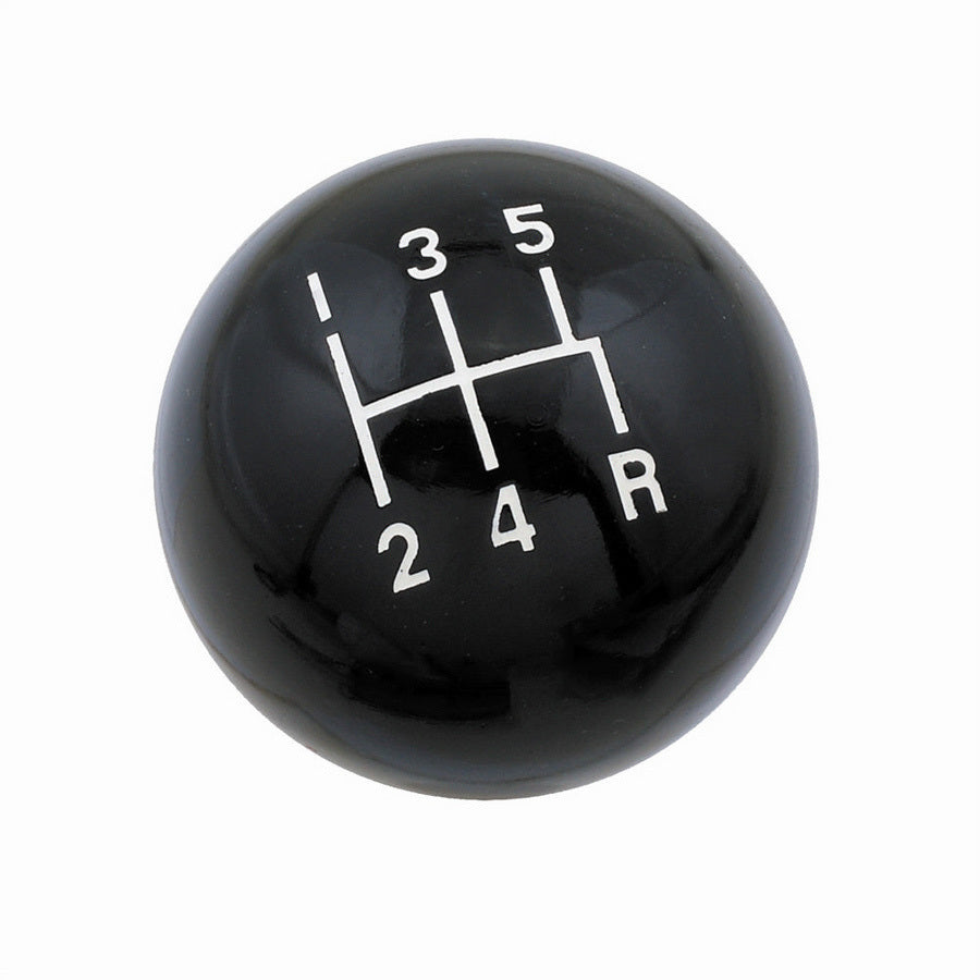 Mr. Gasket Classic Shifter Knob - 3/8-20 in Thread - Black - 5 Speed - Universal