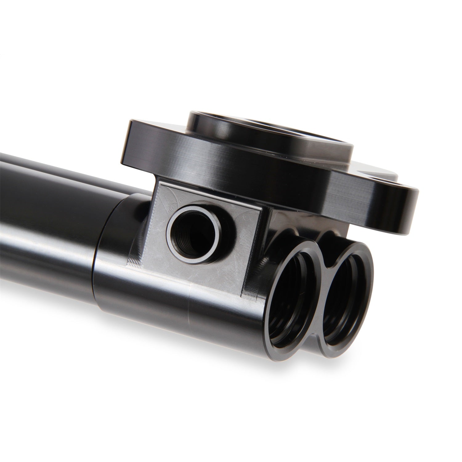 Earl's Intercooler Manifold - 10 AN Female O-ring Outlets - 10 AN Female O-Ring Inlets - Black