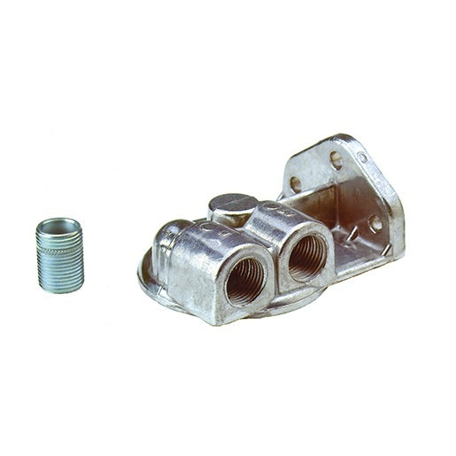 Perma-Cool Oil Filter Mount 3/4in- 16 Ports: 1/2" NPT