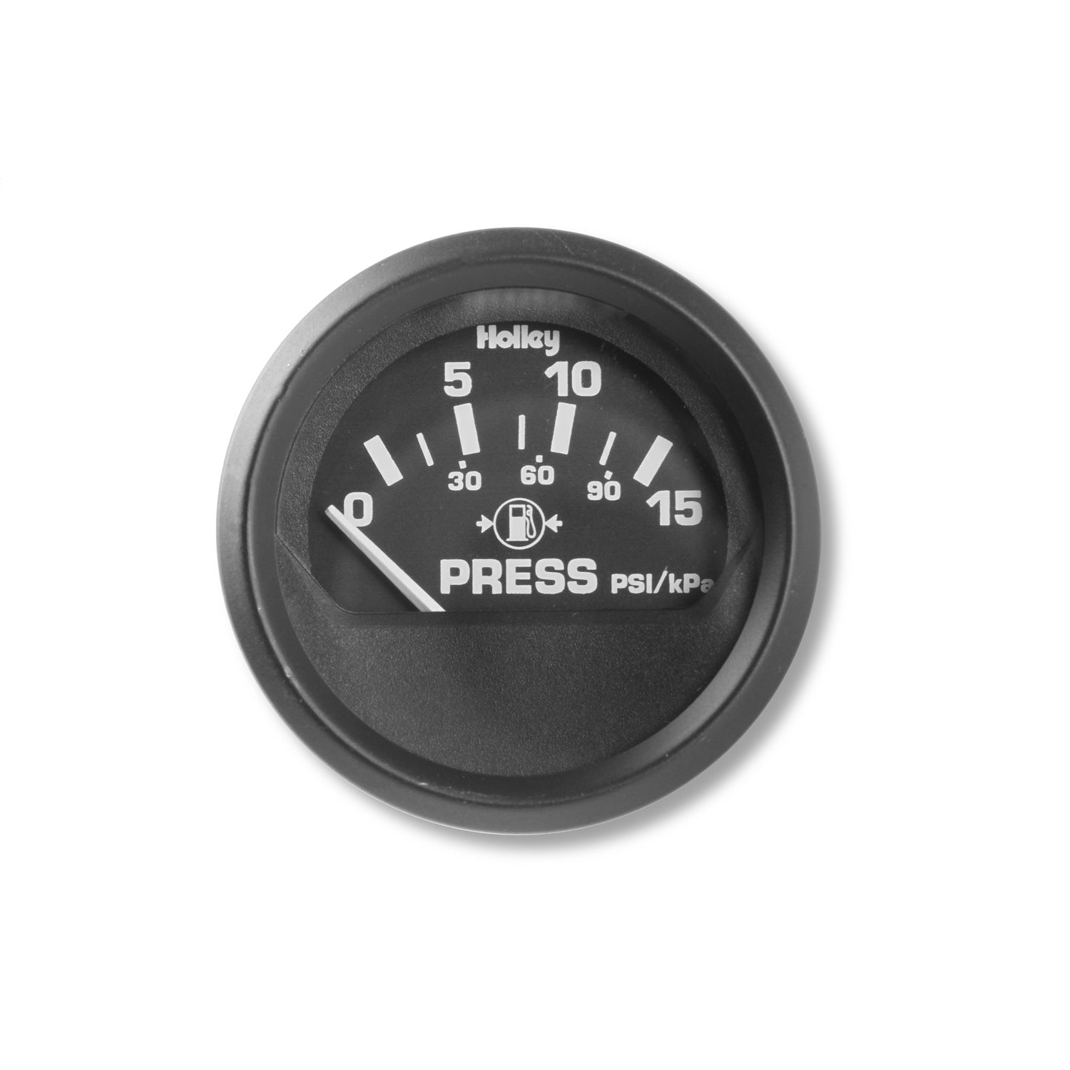 Holley Electric Fuel Pressure Gauge - 1.5" Diameter