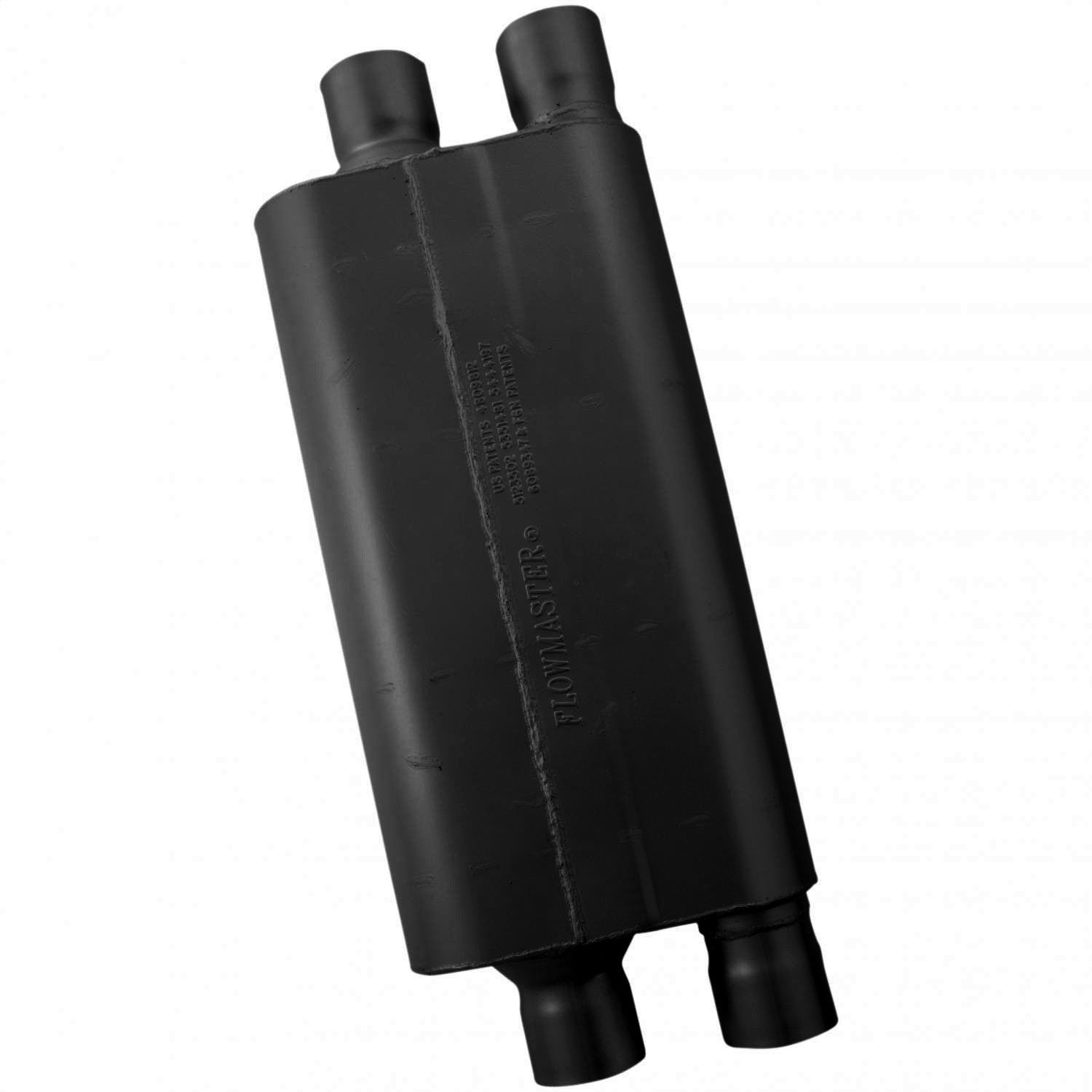 Flowmaster 80 Series Chambered Cross-Flow Muffler - 2.5" Dual Inlet / Outlet - 1967-74 Camaro/Firebird