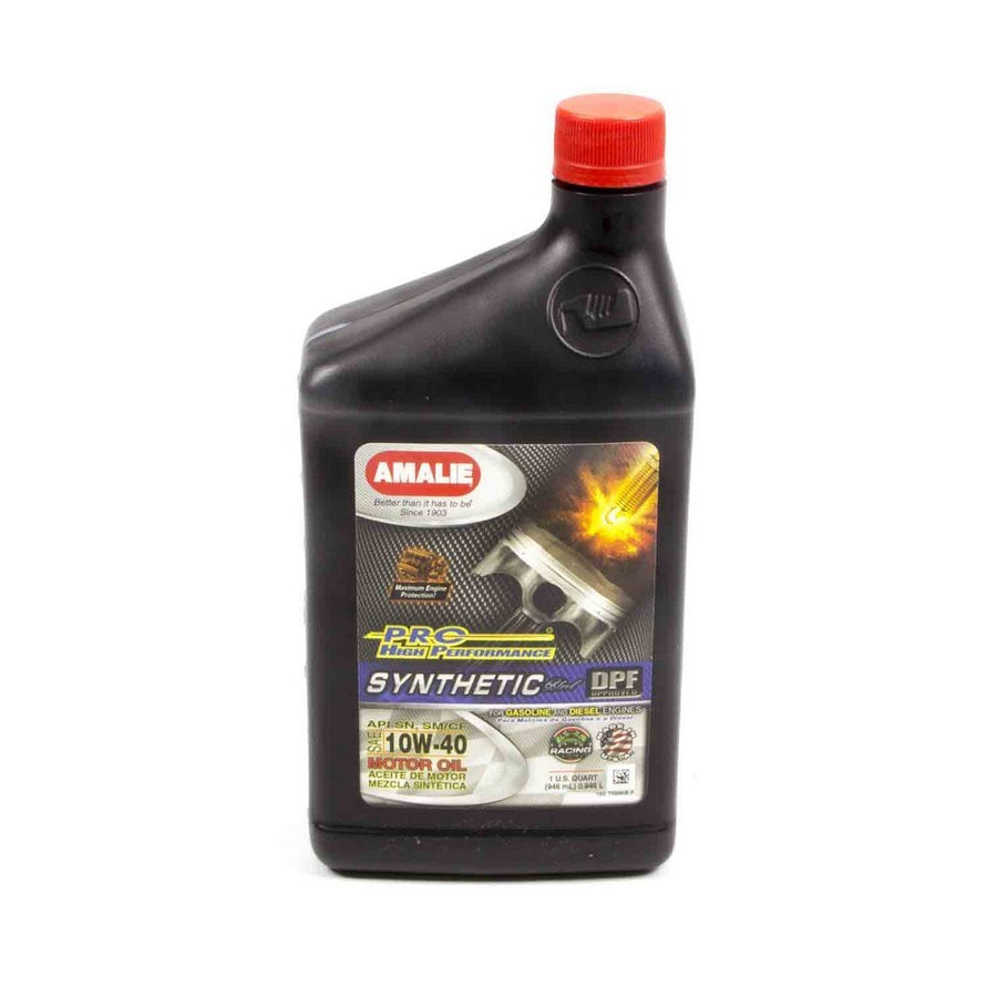 Amalie Pro High Performance Synthetic Blend Motor Oil - 10W-40 - 1 Qt. Bottle