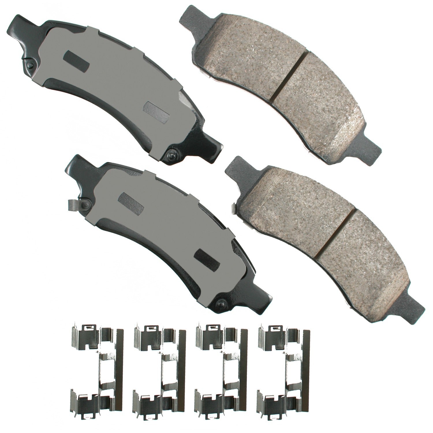Akebono Brakes ProACT Front Brake Pads - GM Midsize SUV 2007-17 (Set of 4)