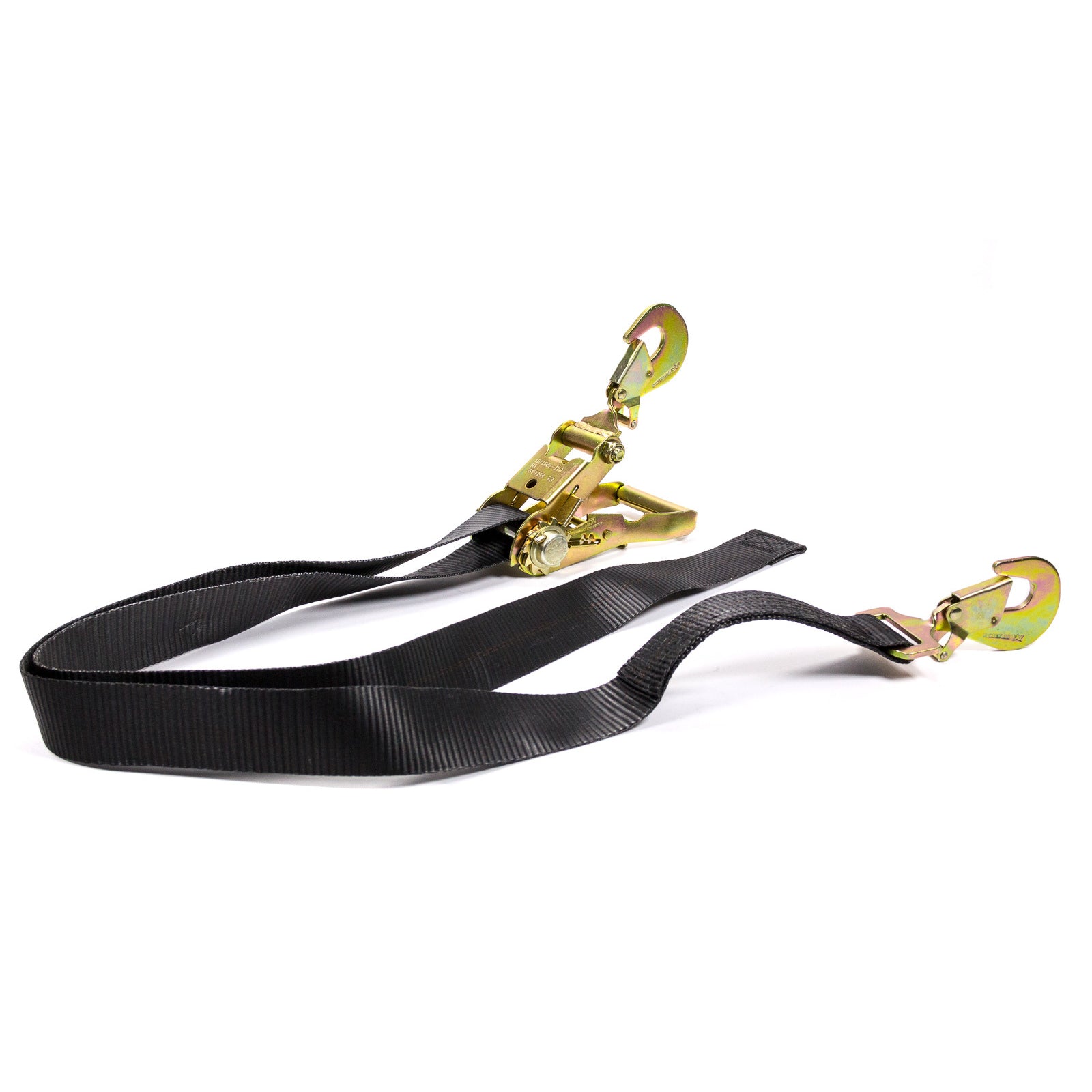 Mac's Ratchet Strap w/ Twisted Snap Hooks - 2" x 8 Foot