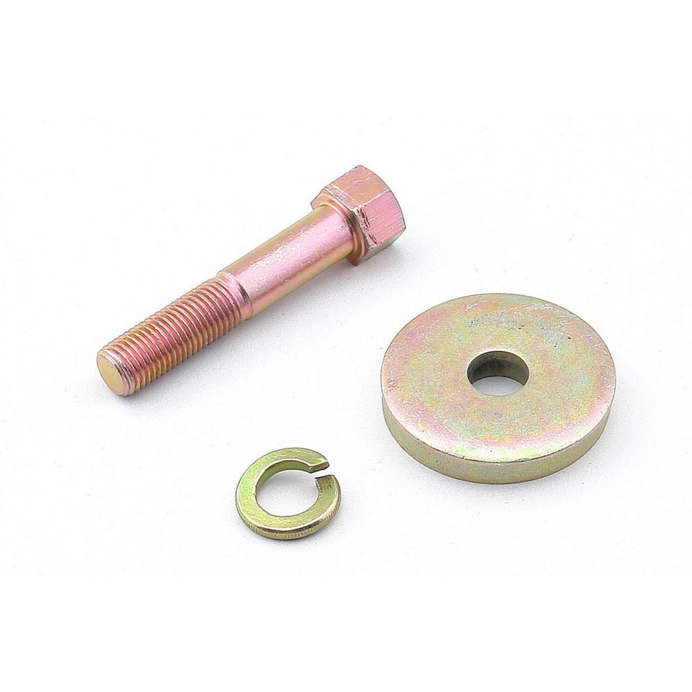 Mr. Gasket Harmonic Balancer Bolt Kit - Steel - Gold Iridite - External Hex - SB Chevy